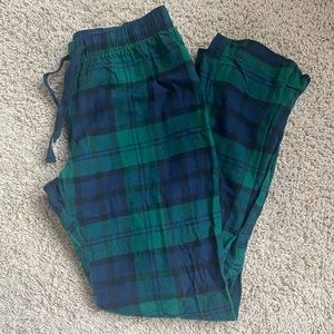 XS Green/Blue Plaid Pjs
